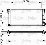 Теплообменник VALEO 731743