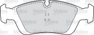 Комплект тормозных колодок VALEO 598018