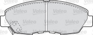 Комплект тормозных колодок VALEO 598788