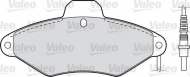 Комплект тормозных колодок VALEO 598031