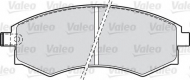 Комплект тормозных колодок VALEO 598574