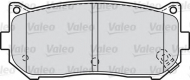 Комплект тормозных колодок VALEO 598841