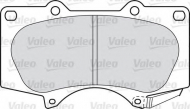 Комплект тормозных колодок VALEO 598857