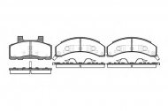 Комплект тормозных колодок WOKING P4183.02