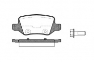 Комплект тормозных колодок WOKING P9183.00