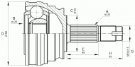 Шарнирный комплект OPEN PARTS CVJ5238.10