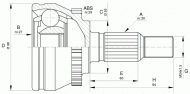 Шарнирный комплект OPEN PARTS CVJ5636.10