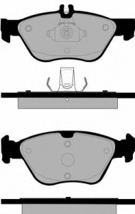 Комплект тормозных колодок Brake ENGINEERING PA1106