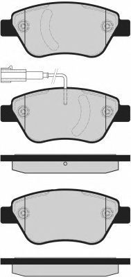Комплект тормозных колодок Brake ENGINEERING PA1604