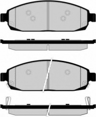 Комплект тормозных колодок Brake ENGINEERING PA1665