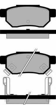 Комплект тормозных колодок Brake ENGINEERING PA545