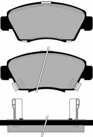 Комплект тормозных колодок Brake ENGINEERING PA743