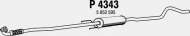 Амортизатор FENNO P4343