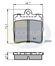 Комплект тормозных колодок COMLINE CBP0454
