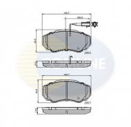 Комплект тормозных колодок COMLINE CBP11040