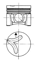 Поршень KOLBENSCHMIDT 94347600