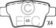 Комплект тормозных колодок EEC BRP1433