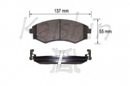Комплект тормозных колодок KAISHIN D11216
