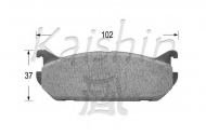 Комплект тормозных колодок KAISHIN D9014