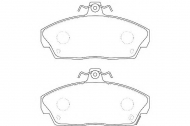 Комплект тормозных колодок WAGNER WBP21515A