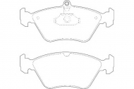 Комплект тормозных колодок WAGNER WBP21411A