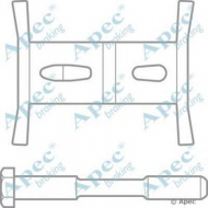 Комплектующие APEC braking KIT1069