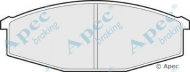 Комплект тормозных колодок APEC braking PAD375