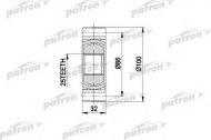 Шарнирный комплект PATRON PCV2273