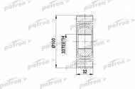 Шарнирный комплект PATRON PCV3001