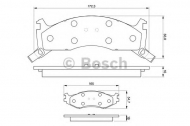 Комплект тормозных колодок BOSCH 0 986 424 276