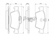 Комплект тормозных колодок BOSCH 0 986 424 699