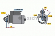 Стартер BOSCH 0 001 108 020