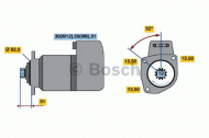 Стартер BOSCH 0 001 417 075