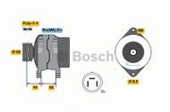 Генератор BOSCH 0 123 115 013