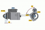 Стартер BOSCH 0 986 017 980