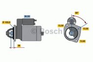 Стартер BOSCH 0 986 018 641