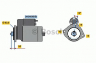 Стартер BOSCH 0 986 023 430