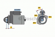 Стартер BOSCH 0 986 023 850