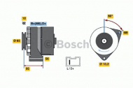 Генератор BOSCH 0 986 034 830