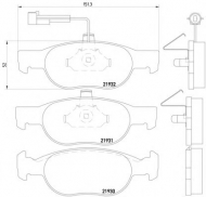 Комплект тормозных колодок HELLA PAGID 8DB 355 007-921