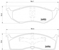 Комплект тормозных колодок HELLA PAGID 8DB 355 014-971