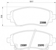 Комплект тормозных колодок HELLA PAGID 8DB 355 017-101