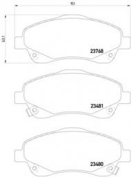 Комплект тормозных колодок HELLA PAGID 8DB 355 017-321