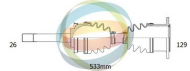 Вал ODM-MULTIPARTS 18-093030