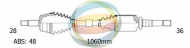 Вал ODM-MULTIPARTS 18-012661