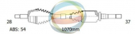 Вал ODM-MULTIPARTS 18-162111