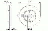 Тормозной диск BOSCH 0 986 479 659