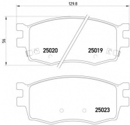 Комплект тормозных колодок TEXTAR 2501901