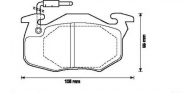 Комплект тормозных колодок BENDIX 571524B