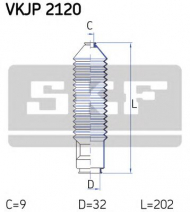 Комплект пыльника SKF VKJP 2120